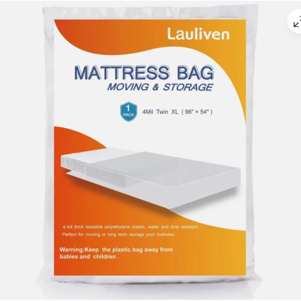 Mattress Bag For Moving And Storage Twin XL Mattress Storage Bag Plastic 4 Mil
